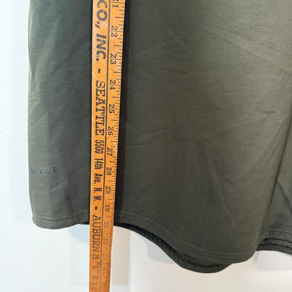 Bylt Basics Men's Drop Cut Short Sleeve T Shirt Lux Green XXXL - Picture 6 of 6